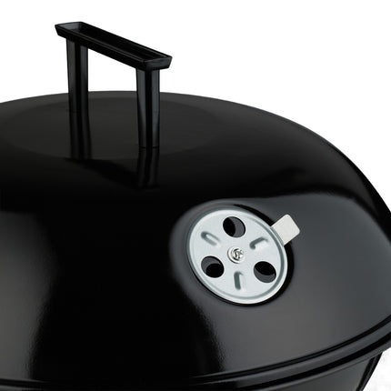 Großer Kugelgrill mit Rädern und Aschebehälter