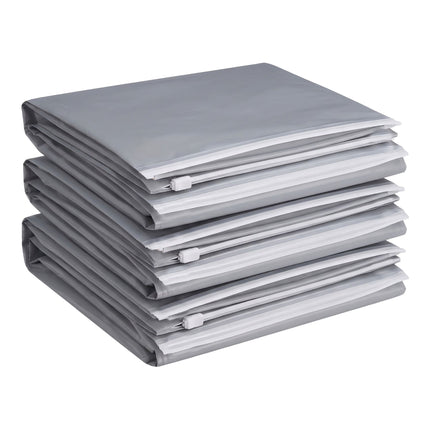 Large Vacuum Storage Bags, 100x80 cm, Set of 6, Grey