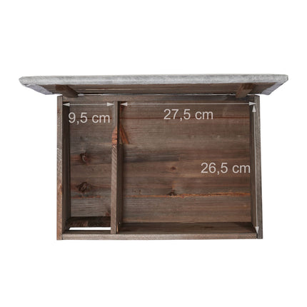 Großes Igelhaus aus Holz