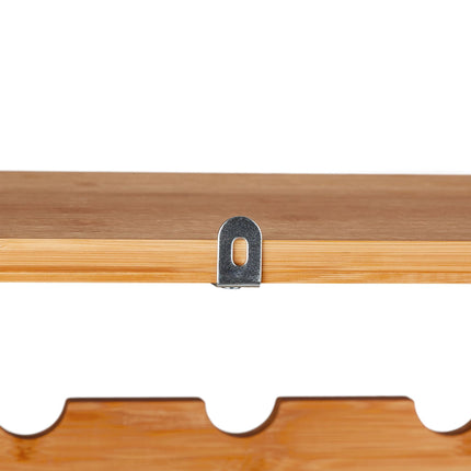 Large bamboo wine rack