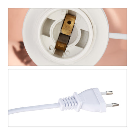 Grande lampe de chevet avec fonction tactile en cuivre