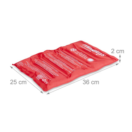 Grande plaque de refroidissement en rouge