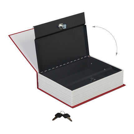 Large lockable book compartment