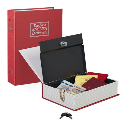 Large lockable book compartment