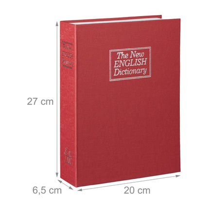 Large lockable book compartment