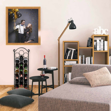 Large metal wine rack