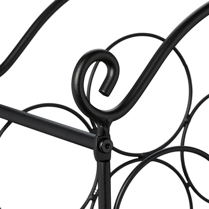 Large metal wine rack