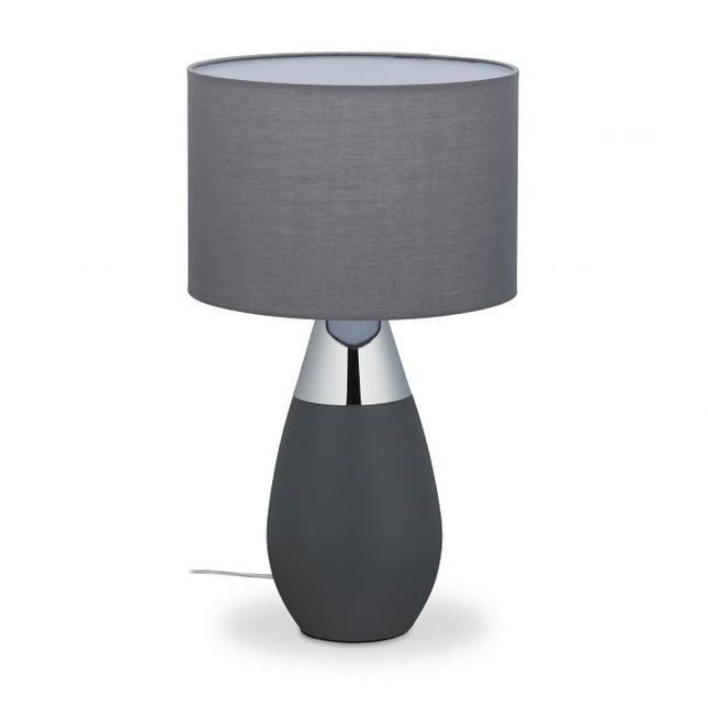 Große ovale Nachttischlampe mit Touch-Funktion