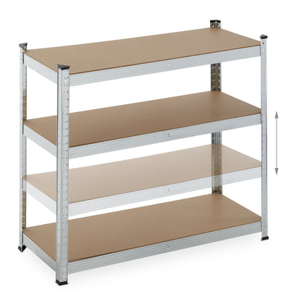 Large sturdy shelves with 5 levels