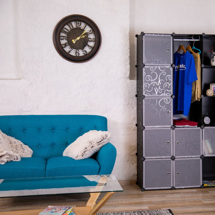 Large wall clock in nostalgic design