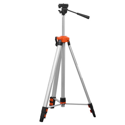 Laser Level Tripod, 1/4-20 Mount, 27-69 In, Bubble Level