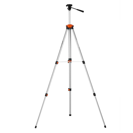 Laser Level Tripod, 1/4-20 Mount, 27-69 In, Bubble Level