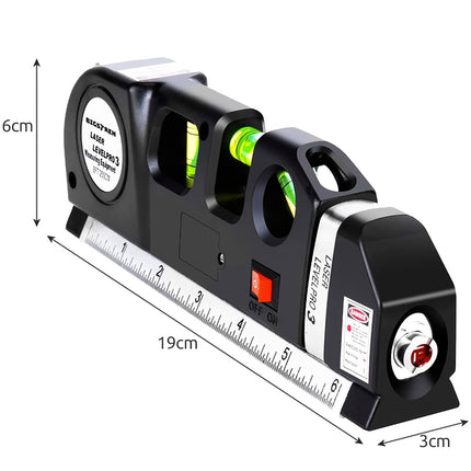 Laserová vodováha s pásmem 250cm Bigstren 21747