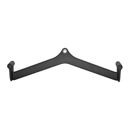 Lat Pulldown Attachment, Solid Steel V-Bar, Rubber Grip