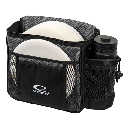 Latitude 64 Slim HEX Disc Golf Shoulder Bag for Discs, Grey