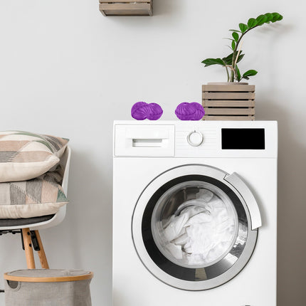 Laundry Balls, Purple, Set of 4 – Eco-Friendly, 1000 Washes