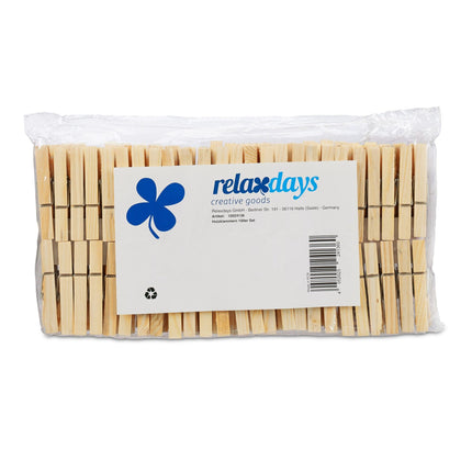 Laundry Pegs Wood Set of 100