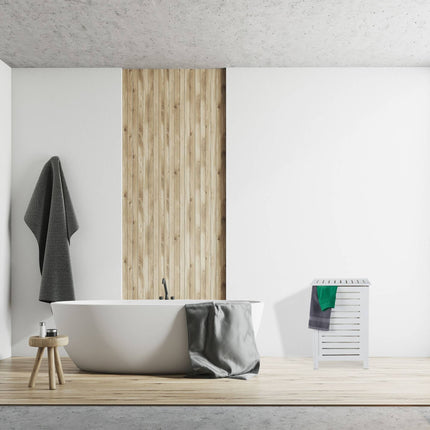 Buanderie en bois de pin blanc