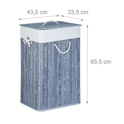 Panier à linge en bambou
