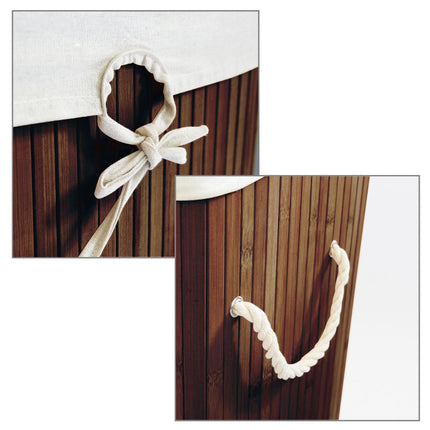 Panier à linge en bambou
