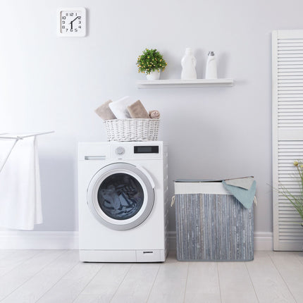 Panier à linge en bambou 3 compartiments