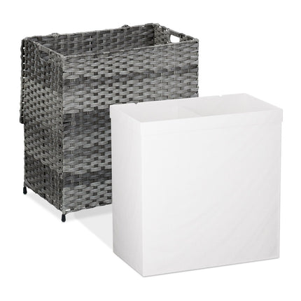 Laundry basket in rattan look 110 L