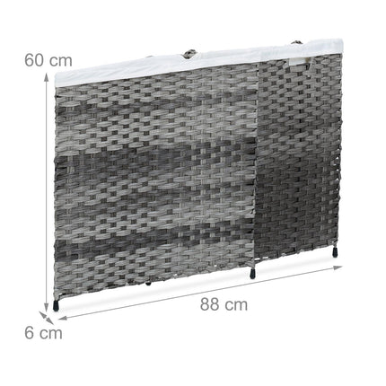 Laundry basket in rattan look 110 L
