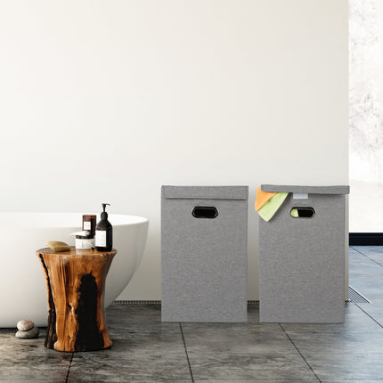 Lot de 2 paniers à linge pliables