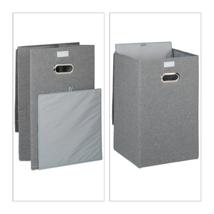 Lot de 2 paniers à linge pliables
