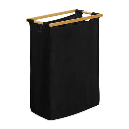 Laundry basket stand with 2 shelves