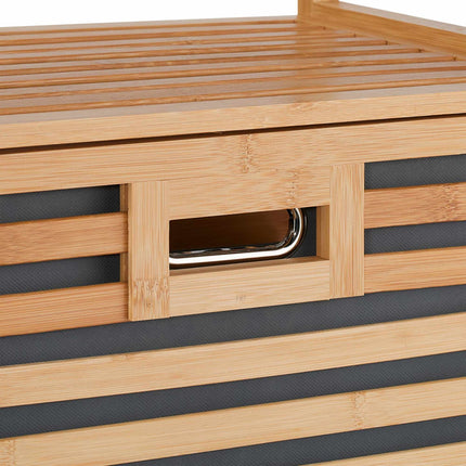 Panier à linge avec 2 étagères
