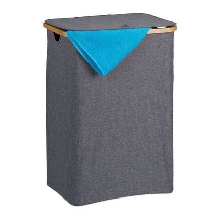Panier à linge avec couvercle 100 l