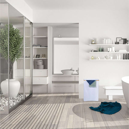Laundry basket with lid 105 l