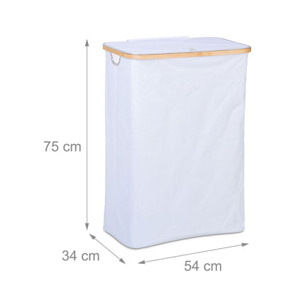 Laundry basket with lid 105 l
