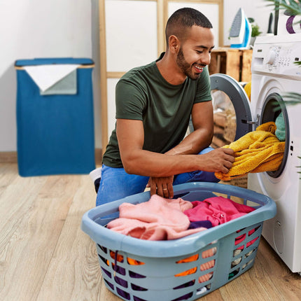 Laundry basket with lid 105 l