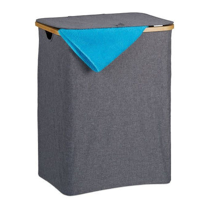 Laundry basket with lid 130 l