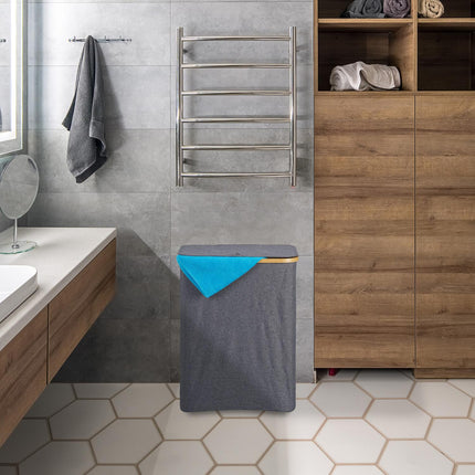 Laundry basket with lid 130 l