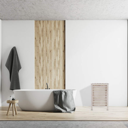 Laundry room Walnut White