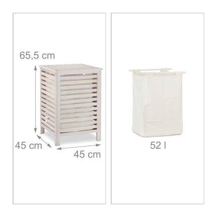 Laundry room Walnut White