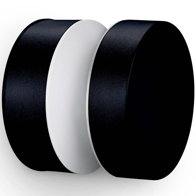 Laven LED Wandleuchte Edelstahl Schwarz IP44 Warm 6W 600lm