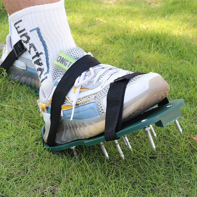 Rasenlüfterschuhe – Verstellbar, Einheitsgröße, 13 Spikes