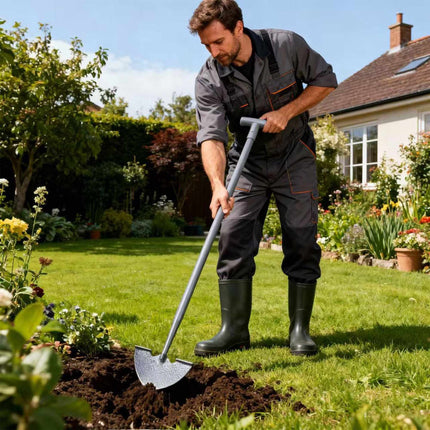 Lawn Edger with Long Handle – Steel & Plastic
