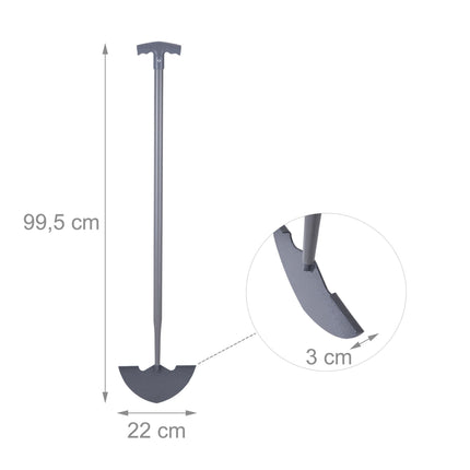 Lawn Edger with Long Handle – Steel & Plastic