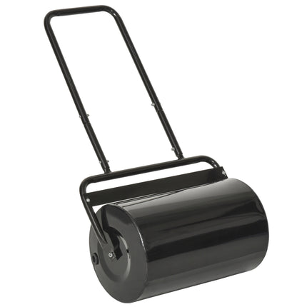 Grass roller with U-handle, metal, 38L capacity