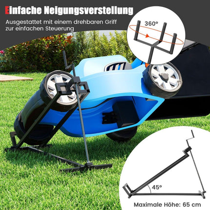 Lawn Tractor Lift, Adjustable, 400 kg Capacity, Foldable