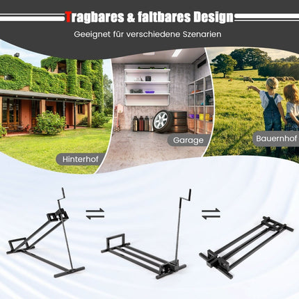 Lawn Tractor Lift, Adjustable, 400 kg Capacity, Foldable