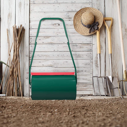 Lawn roller fillable