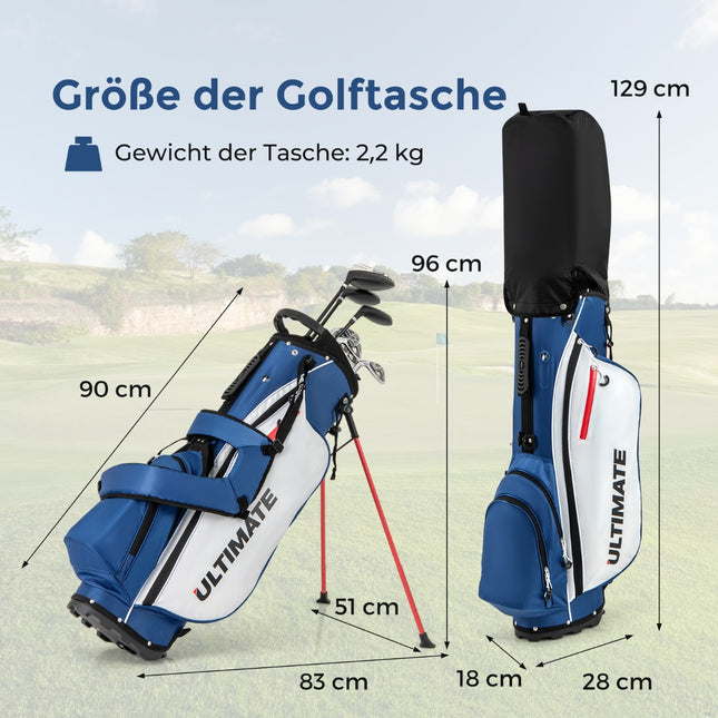 Komplettes Golfschläger-Set für Linkshänder mit Tasche