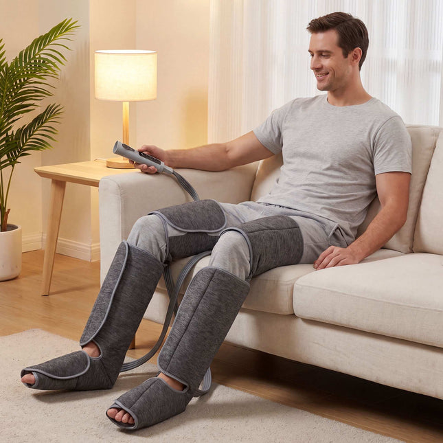 Leg Compression Massager With Heat, 3 Modes, 3 Intensities