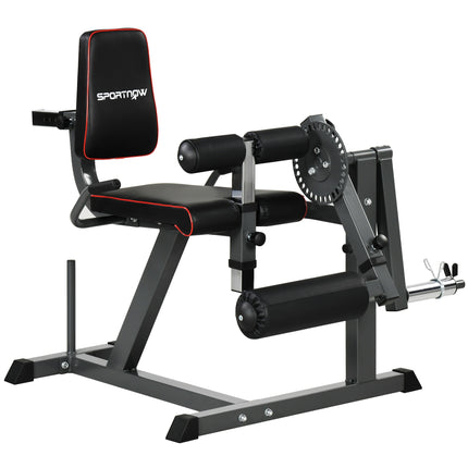 Leg Extension Machine, Adjustable Backrest & Thigh Support, Steel